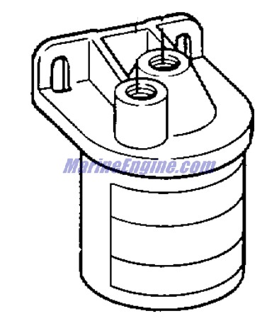 Evinrude Johnson OMC 0395842 - Fuel Filter Assembly