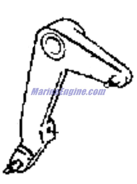 Evinrude Johnson OMC 0396374 - Throttle Lever, Low