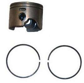 Evinrude Johnson OMC 0396581 - Piston and Ring Assembly, .030 Oversize