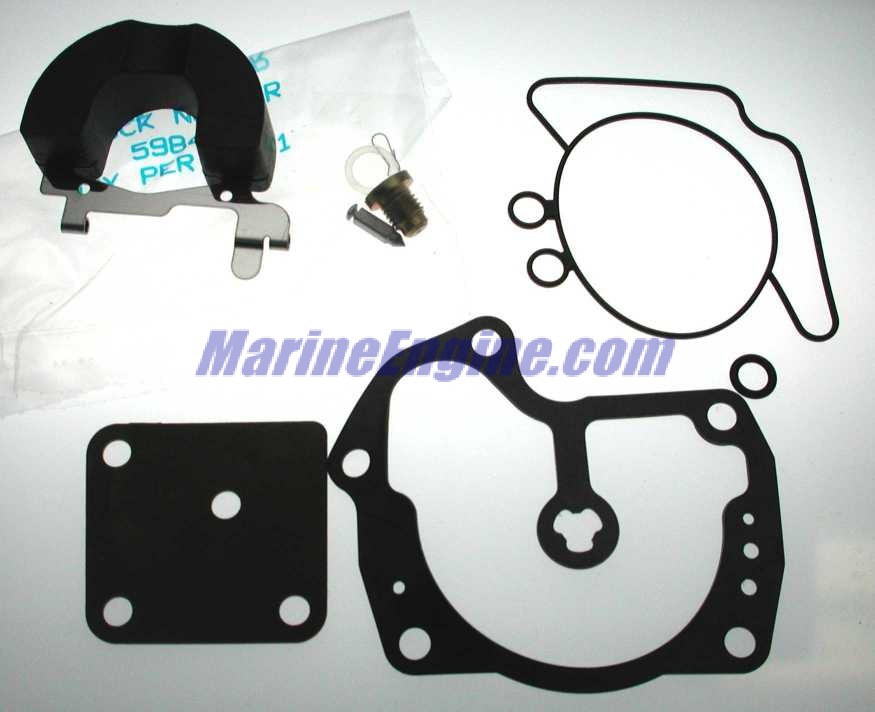 Evinrude Carburetor And Linkage Parts for 1985 140hp E140TLCOS Outboard