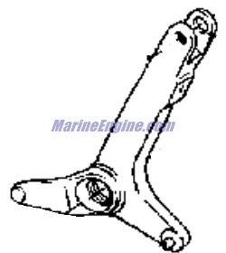 Evinrude Johnson OMC 0396714 - Throttle Lever Assembly, NLA
