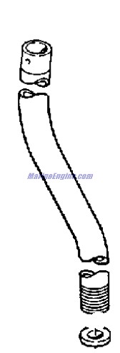 Evinrude Johnson OMC 0396737 - Motor Tube & Seal