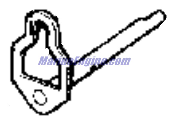 Evinrude Johnson OMC 0396770 - Shift Lever Assembly