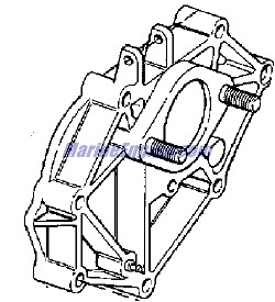 Evinrude Johnson OMC 0396790 - Intake Manifold