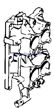 Evinrude Johnson OMC 0397075 - Intake Manifold