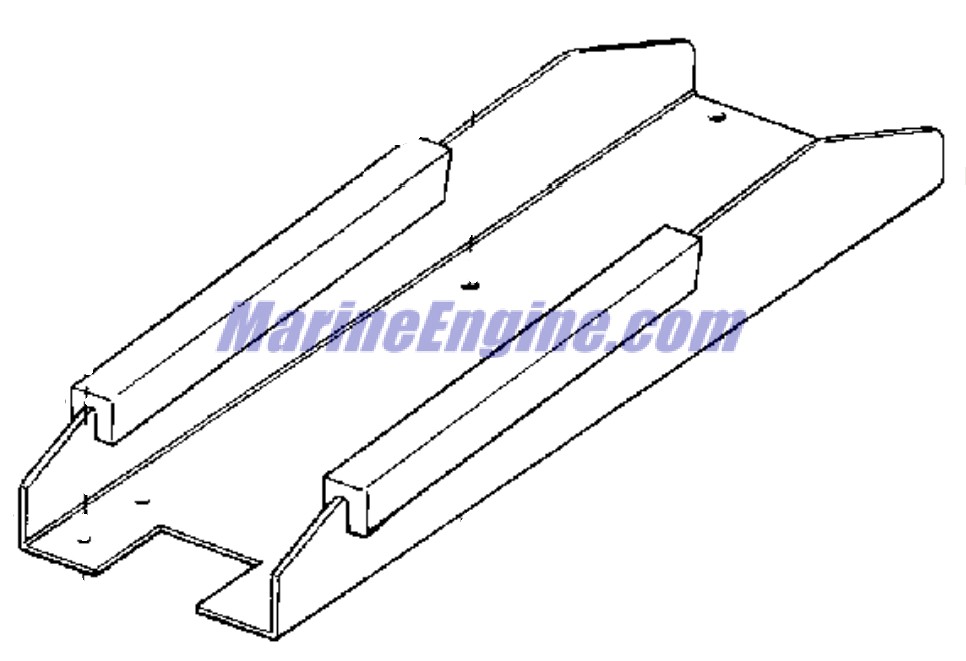 Evinrude Johnson OMC 0397458 - Motor Rest Assembly -42