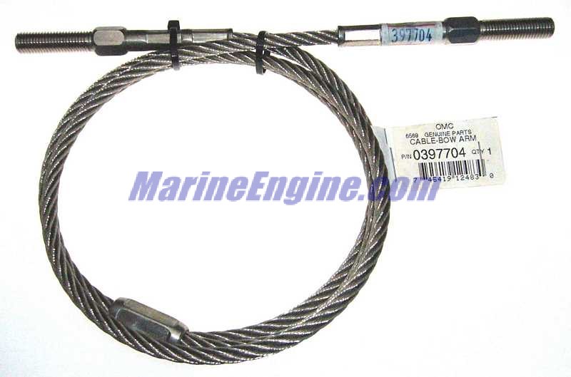 Evinrude Johnson OMC 0397704 - Cable - Bow Arm