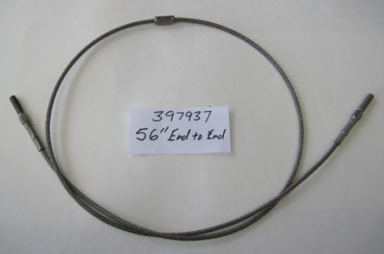 Evinrude Johnson OMC 0397937 - Cable Assembly, Bow Arm, 56 Inch