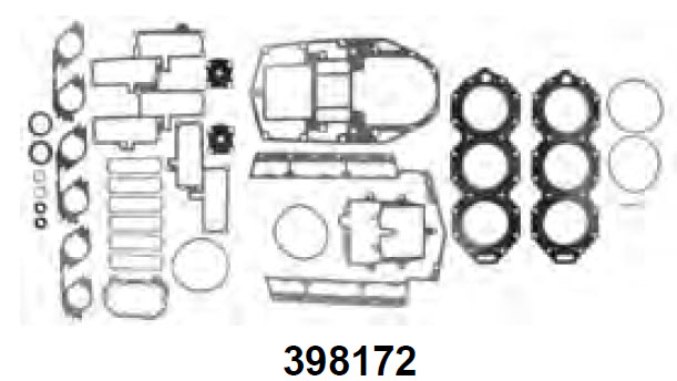 Evinrude Johnson OMC 0398172 - Powerhead Gasket Assembly