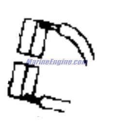 Evinrude Johnson OMC 0398258 - Brush Set 00737