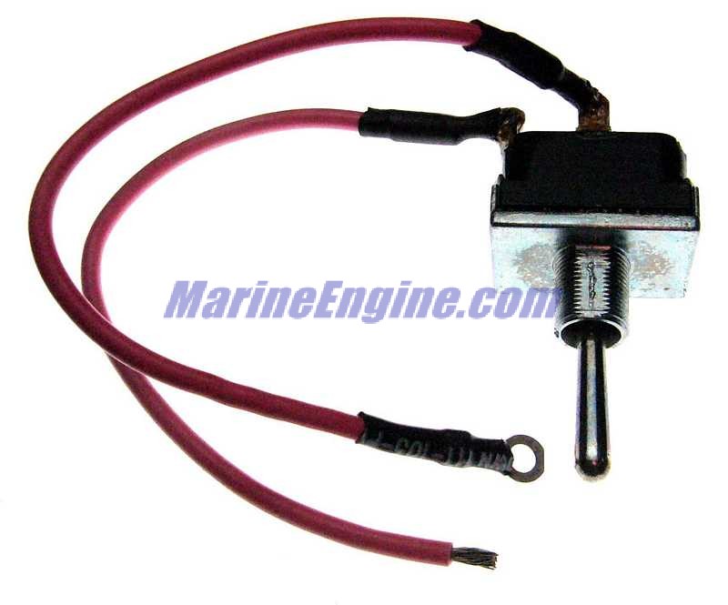 Evinrude Johnson OMC 0398858 - Switch & Hardware Assembly
