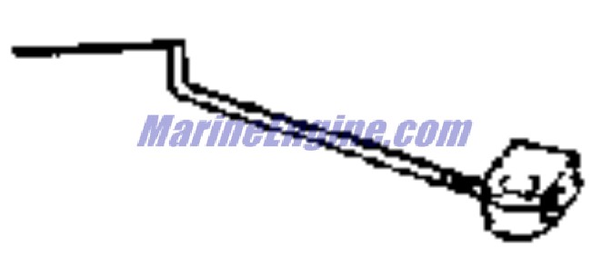 Evinrude Johnson OMC 0431822 - Pivot Pin & Slide Assembly