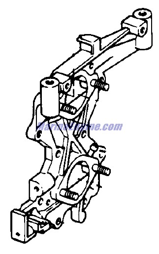 Evinrude Johnson OMC 0431988 - Manifold Assembly