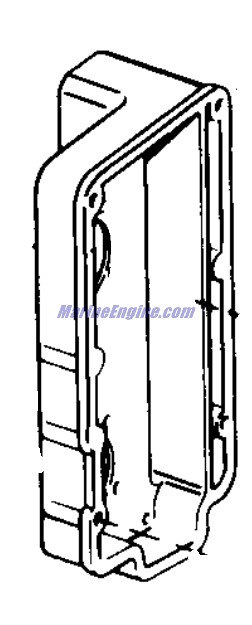 Evinrude Johnson OMC 0431994 - Base & Nipple
