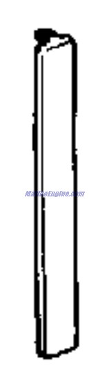 Evinrude Johnson OMC 0432450 - Cover & Decal Assembly