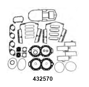 Evinrude Johnson OMC 0432570 - Powerhead Gasket Set