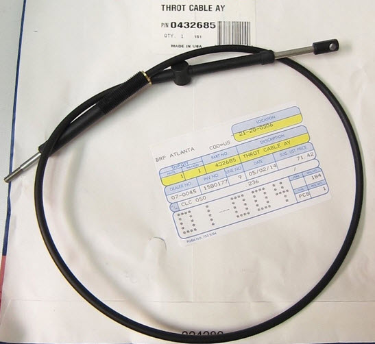 Evinrude Johnson OMC 0432685 - Throttle Cable