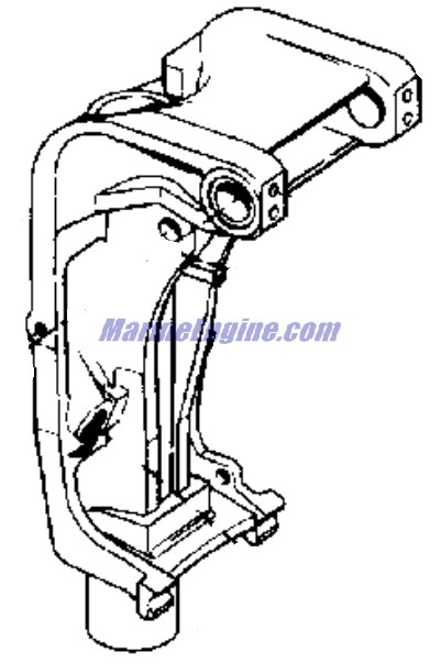 Evinrude Johnson OMC 0432709 - Swivel Bracket