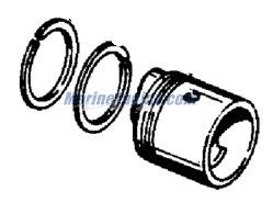 Evinrude Johnson OMC 0432739 - Piston and Rings