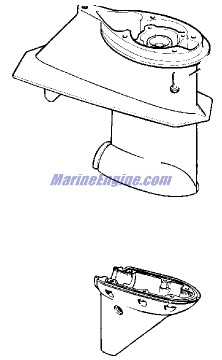 Evinrude Johnson OMC 0432810 - Gearcase & Bearing