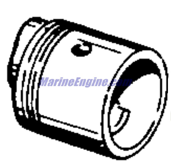 Evinrude Johnson OMC 0433089 - Piston and Ring Set, Standard