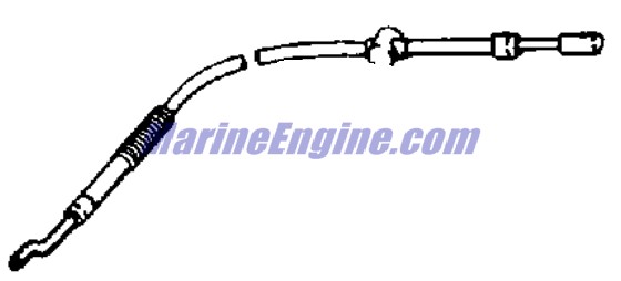 Evinrude Johnson OMC 0433325 - Throttle Cable