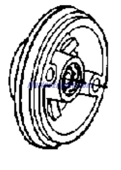 Evinrude Johnson OMC 0433612 - Head Assembly, Drive End
