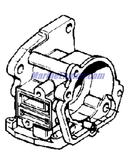 Evinrude Johnson OMC 0433906 - Carburetor Body Assembly