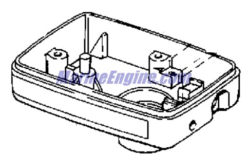 Evinrude Johnson OMC 0434597 - Housing & Post Assembly