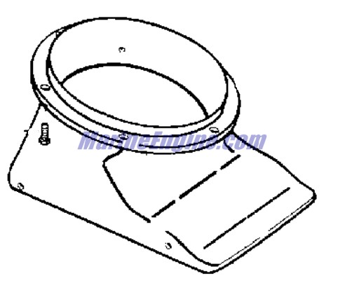 Evinrude Johnson OMC 0434709 - Intake Assembly