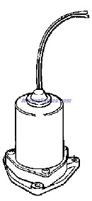 Evinrude Johnson OMC 0434795 - Motor & Cable Assembly