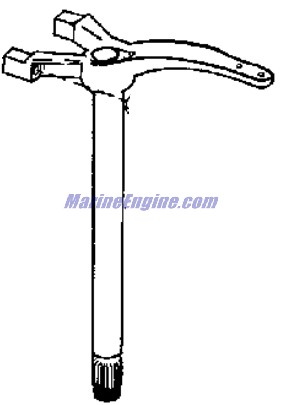 Evinrude Johnson OMC 0434933 - Arm & Shaft Assembly, Steering