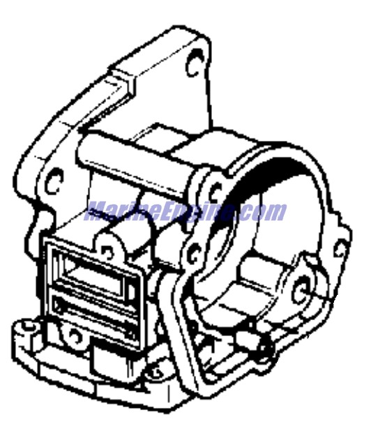 Evinrude Johnson OMC 0435406 - Carburetor Body Assembly