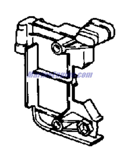Evinrude Johnson OMC 0435513 - Bracket And Insert Assembly, Ele