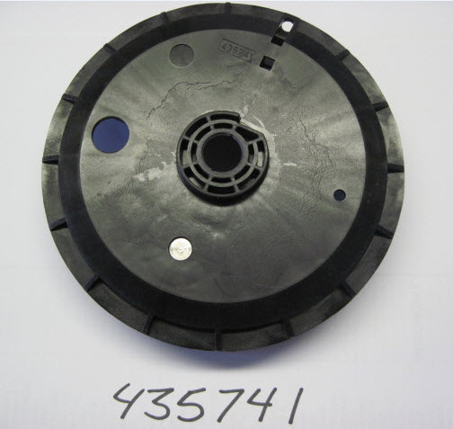 Evinrude Johnson OMC 0435741 - Pulley & Pin Assembly