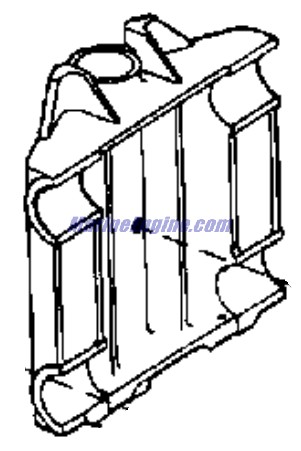 Evinrude Johnson OMC 0435945 - Swivel Bracket Assembly