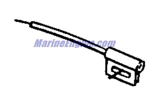 Evinrude Johnson OMC 0436201 - Lockout Cable Assembly