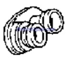 Evinrude Johnson OMC 0436223 - Grommet And Insert Assembly