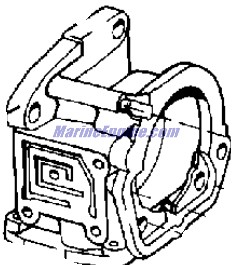 Evinrude Johnson OMC 0436285 - Carburetor Body