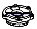 Evinrude Johnson OMC 0436286 - Bearing Head, Bearing And Seal