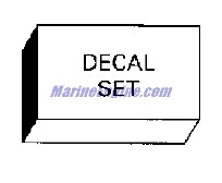 Evinrude Johnson OMC 0436348 - Decal Set