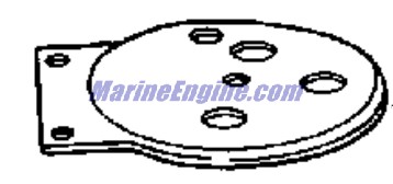 Evinrude Johnson OMC 0436730 - Base & Nipple Assembly