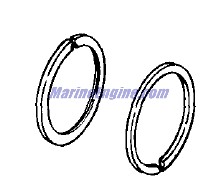 Evinrude Johnson OMC 0436732 - Rings, 0.030 Oversize