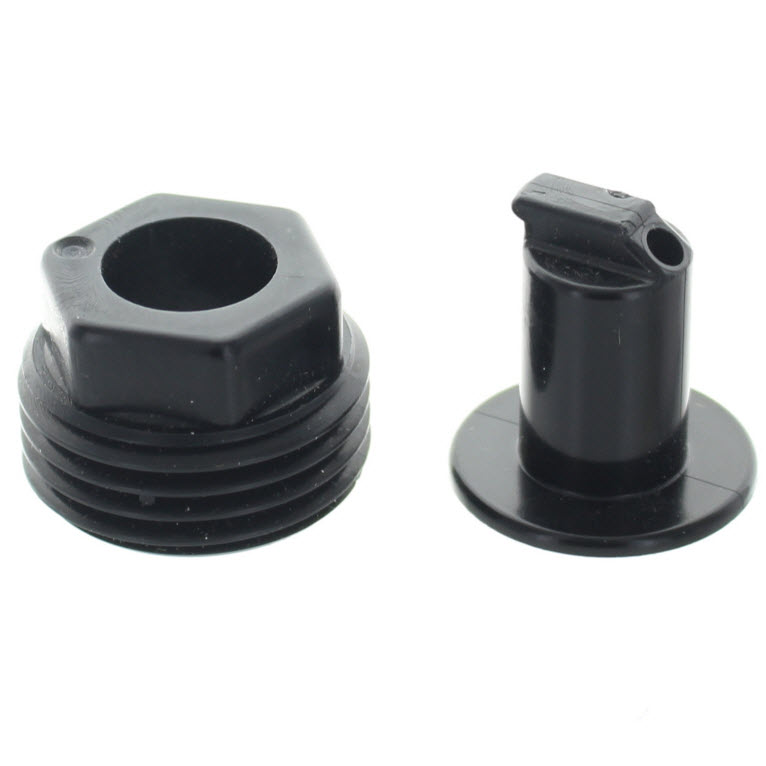 Evinrude Johnson OMC 0436857 - Plug and Nozzle Assembly