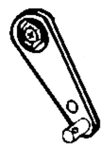 Evinrude Johnson OMC 0436902 - Shift Lever Assembly