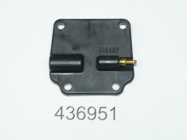 Evinrude Johnson OMC 0436951 - Carburetor Cover and Nipple