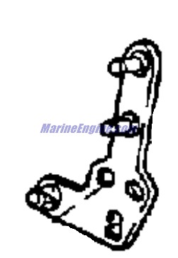 Evinrude Johnson OMC 0436952 - Shift Lever & Pin Assembly
