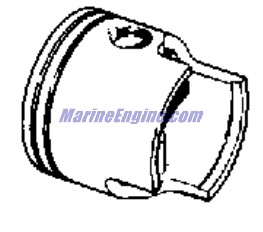 Evinrude Johnson OMC 0436980 - Piston & Ring 65HP