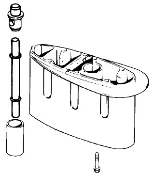 Evinrude Johnson OMC 0436981 - Gearcase Extension Kit, 5 Inch