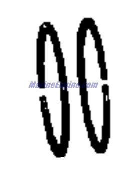 Evinrude Johnson OMC 0437135 - Piston Ring Assembly - 030